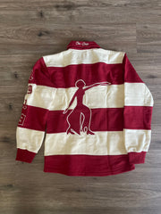 Delta Sigma Theta Long Sleeve Rugby Polo