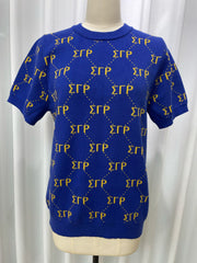 Sigma Gamma Rho Royal Blue Woven Shirt