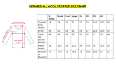 Sigma Gamma Rho Black Graffiti Wool Crop Jacket