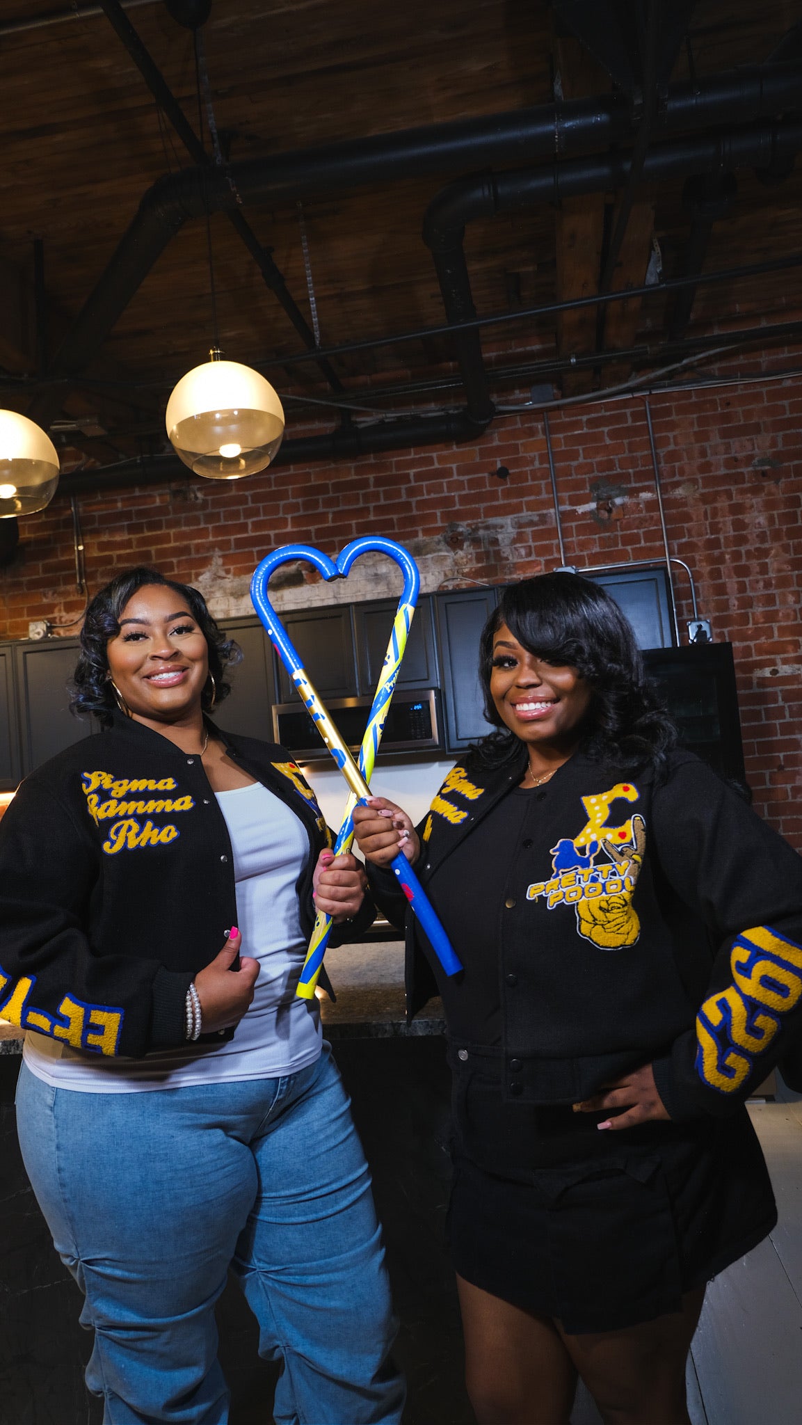 Sigma Gamma Rho Black Graffiti Wool Crop Jacket