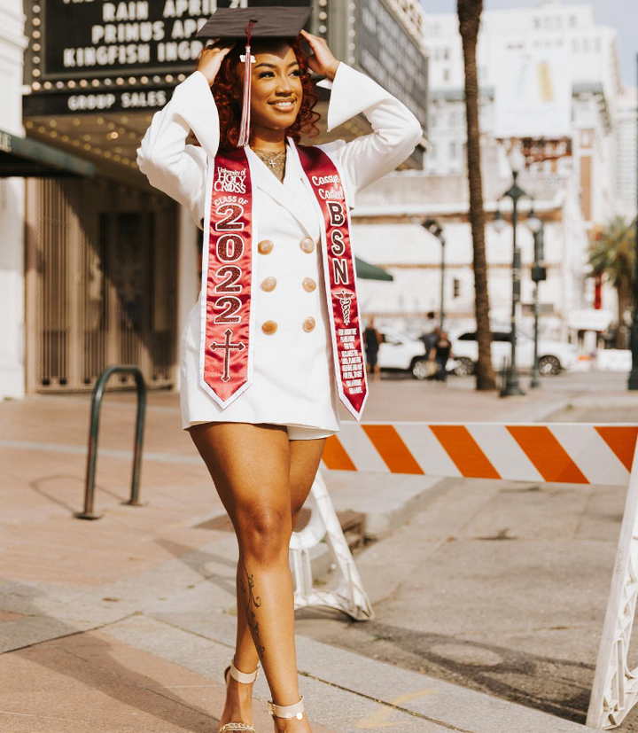 BSN Bachelor of Science Nursing Graduation Stole for University of Holy Cross Graduate