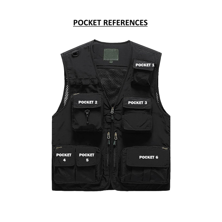 Embroidery Fisher's Vest for ANY ORG