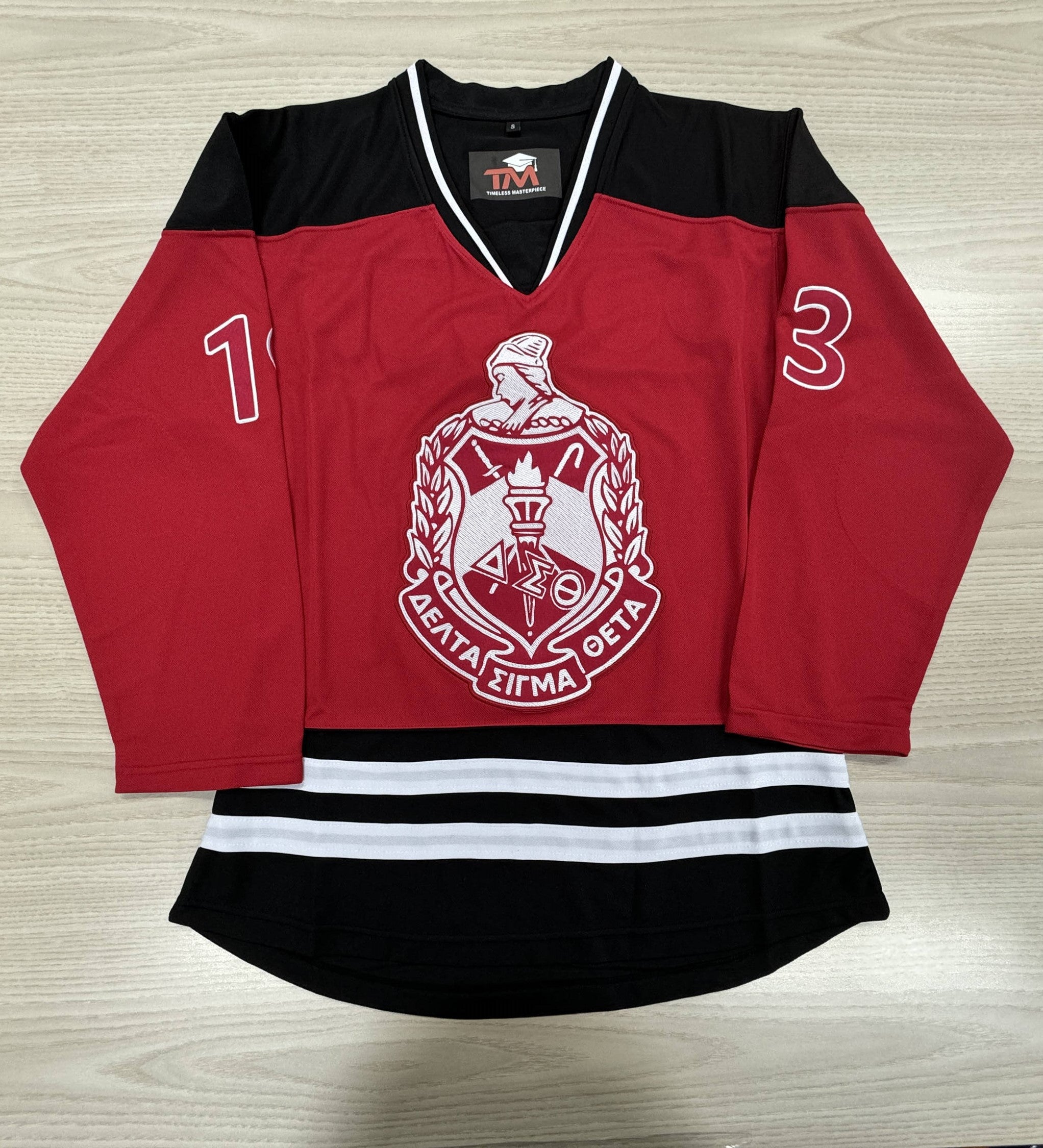 Delta Sigma Theta Embroidery Hockey Jersey