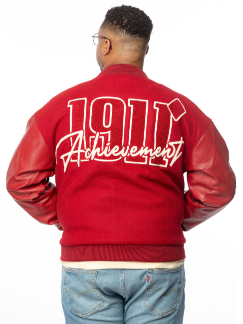 FINAL SALE- Kappa Alpha Psi Crimson Achievement Letterman Jacket