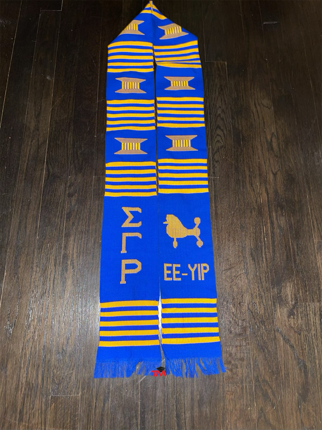 READY TO SHIP Sigma Gamma Rho Kente Cloth Graduation Stole w/ Garment Care Bag