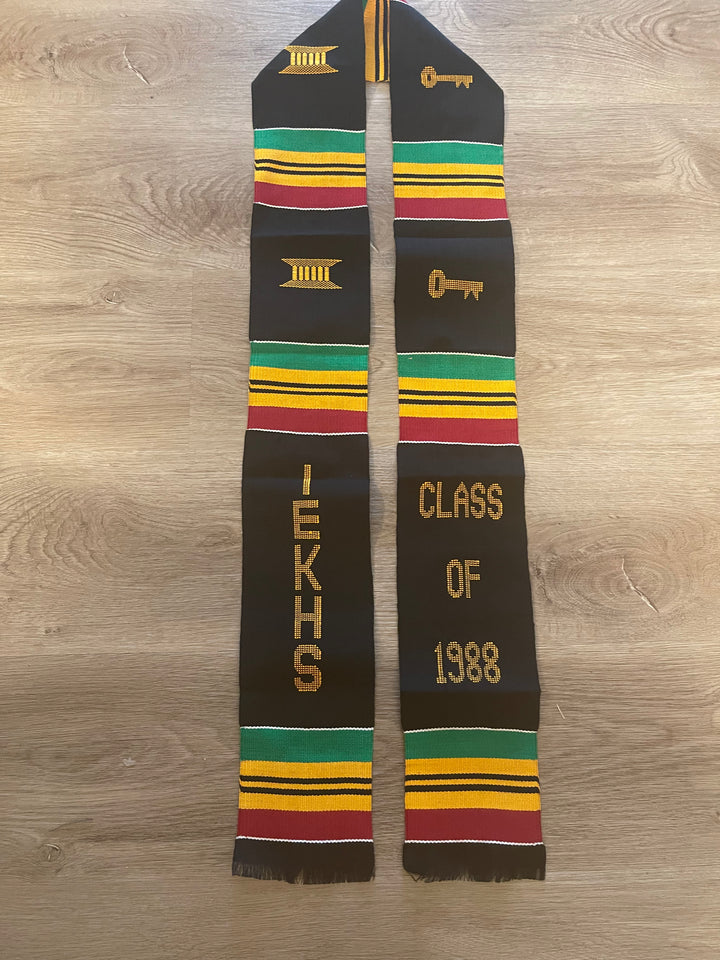 INDIVIDUAL: Fully Customized Kente Cloth Graduation Stole Inquiry Form