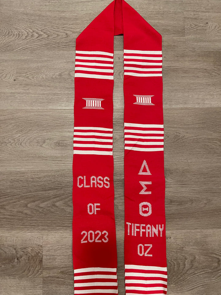 INDIVIDUAL: Fully Customized Kente Cloth Graduation Stole Inquiry Form